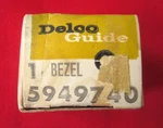 Corvette - Gm 5949740 1958 1960 Die Cast Rear Reflector Bezels Nos In Box.. Fixed Price $42.95.