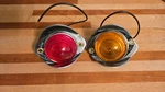 New 2025 Not Nos KD524 Marker Lights With Guards. Fixed Price $20.00.