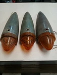 Vintage Kd 516 Semi Truck Clearance Marker Lights Torpedo Set Of 3. Fixed Price $175.00.