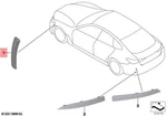 Bmw G26 I4 EDRIVE40 M50 Side Marker Reflector Right 63147495862 Oem. Fixed Price $19.99.