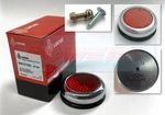 Lucas RER25 Rear Red Round Reflector + Chrome Rim Bezel Car Motorcycle Motorbike. Fixed Price $22.86.