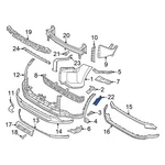 For Hyundai Palisade 2021-2025 921A1S8500 Front Left Reflector Panel. Fixed Price $103.80.