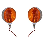Kubota John Deere Case Ih Fits Ford Tractor Caution Light White Frame Amber Lens. Fixed Price $48.00.