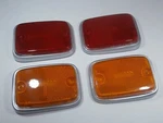 211945363B Side Marker Lens Reflectors Silver Base Trim Vw Type Bus 1970-1979. Fixed Price $55.59.