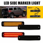 4PCS Led Front & Rear Amber Red Side Marker Lights Kit For 2003-2009 Hummer H2. Fixed Price $49.99.