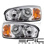 Left Right Sides Pair Head Lamps For 2004-2008 Chevrolet Malibu Classic Maxx. Fixed Price $125.03.