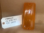 Carello Left Turn Signal Lens #16.632.717 -fits Fiat, Maserati, Lambo & Lancia. Fixed Price $95.95.
