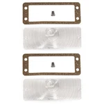 Turn Signal Parking Light Lens Pair Clear 1971-1973 1310 Pickup Truck. Fixed Price $52.70.