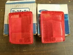 Nos Oem Ford 1968 Torino Fastback Quarter Panel Reflectors Pair Cobra Fairlane. Fixed Price $219.00.