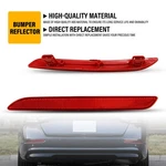 Pair Rear Bumper Reflectors Fits Honda 2023-24 Accord Left Right Red 3350530AA01. Fixed Price $27.54.