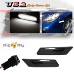 Smoked White Led Side Marker Lights For 05-12 Porsche 911 997 987 Cayman Boxster. Fixed Price $24.99.