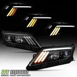 Black Smoke 2010-2012 Ford Fusion Led Sequential Signal Drl Projector Headlights. Fixed Price $258.99.