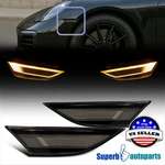 Smoke Sequential Led Side Marker For 12-16 Porsche 911 Carrera 17-18 Boxster 718. Fixed Price $39.98.