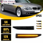 For 2002-2008 Bmw 7 Series Sequential Amber Led Front Fender Side Marker Lights. Fixed Price $15.19.