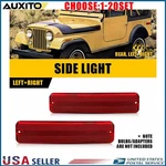 Left Right Rear Red Fender Side Marker Light For Jeep CJ5 CJ7 Scrambler Sj 2-10X. Fixed Price $136.79.