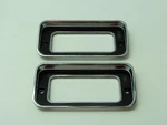 70-73 Lincoln Continental Rear Bumper Marker Light Bezels. Fixed Price $34.99.