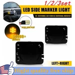 2/4X Amber Side Marker Signal Turn Light For 07-18 Jeep Wrangler Jk Smoked Lens. Fixed Price $64.59.