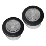 Front Valance Side Marker Lens With Lettering 1969 Pontiac Lemans Gto 2PC. Fixed Price $43.00.