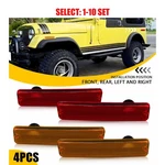 Fit 72-91 Jeep Cherokee Wagoneer J10 J20 Amber Red Marker Housing 5465791 4-40X. Fixed Price $181.73.