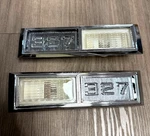 Pair- 1968 Impala Bel Chevelle Nova 327 Side Marker Emblem Bezel Lamp Kit. Fixed Price $39.99.