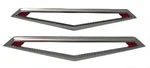 1969 Pontiac Gto Rear 1/4 Side Marker Bezels, Pair. Fixed Price $39.00.