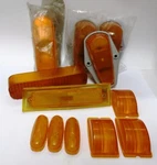 Amber, Housing, Covers, Clearance Light, Only, Assorted, Lot Of 12. Fixed Price $12.00.