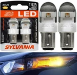 Sylvania Zevo Led Light 1157 Amber Orange Two Bulbs Rear Turn Signal Upgrade Oe. Fixed Price $32.30.