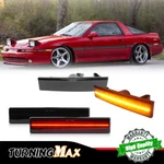 For 86-92 Toyota Supra A70 MK3 Smoke Led Turn Signal Side Marker Lights 4PCS Set. Fixed Price $39.99.