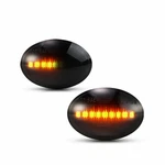 Led Side Marker Turn Signal Lights Two Custom For Fiat 500 2-DOOR 2007-19. Fixed Price $17.09.