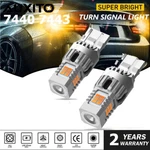 Auxito 7440 Amber Led Turn Signal Light Bulbs Anti Hyper Flash Error Free Canbus. Fixed Price $18.99.