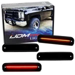 4PC Set Smoke Lens Amber/red Full Led Side Markers For 75-80 Chevy Gmc C/k Truck. Fixed Price $53.09.