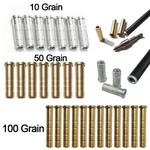 50/100GR Heavy Weight Arrow Brass /aluminum Inserts Base For ID6.2MM Shaft. Fixed Price $14.98.