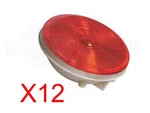 Grote 4" Red Sealed Stop/tail/turn Lamp - 12 Pieces 52922. Fixed Price $120.12.