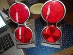 Vtg Roadside Reflectors Ratrod Emergency Folding Flip Up Starolite. Fixed Price $20.09.