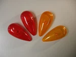 Red & Amber Lens Marker Light Vintage Travel Trailer Pathfinder Teardrop #662. Fixed Price $13.50.