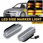 2X Dynamic Front Led Fender Side Marker Light Clear For Vw Golf MK4 Jetta Passat. Fixed Price $16.99.