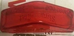 9082 Signal-stat Red Side Marker Clearance Lamp Lens, New, 1/2" X 3/4". Fixed Price $11.99.