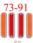 73 91 Chevy 4PC Dually Fender Light Kit, Gmc, Amber & Red Front Rear. Fixed Price $79.00.