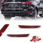 Lh +rh Red Lens Rear Bumper Reflector Lights Trims For 2016-2020 Infiniti QX60. Fixed Price $14.99.