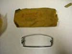 Lucas Front Turn Signal Lamp Rim, Chrome, Pt# 54572619. Fixed Price $26.50.