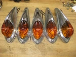 5 Vintage Yankee 76 Cab Clearance Marker Lights. Fixed Price $300.00.