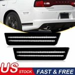 Smoke White Led Side Marker Reflector Lights Lamp For 2008-2014 Dodge Challenger. Fixed Price $20.89.