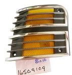 16509109 Marker Side Amber With Chrome And Black Grated Cover Gm Nos. Fixed Price $31.25.