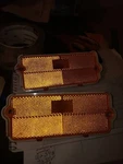 Nos 1980-1984 Oldsmobile Omega Pair Front Yellow Marker Lenses 913538. Fixed Price $25.00.
