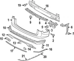 Genuine Volkswagen Reflector 3CN-945-105. Fixed Price $55.64.