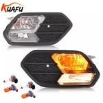 Front Turn Signal Lamp Fog Lights With Bulbs 2017-2019 Ford Escape Kuga. Fixed Price $51.50.