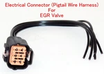 6 Wires Electrical Connector Of Exhaust Gas Recirculation Valve For Gm. Fixed Price $19.64.