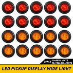 10X Red & Amber Led Mini 12V 3/4" Side Marker Trailer Clearance Bullet Light. Fixed Price $18.04.