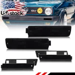 4X Smoke Front Signal + Side Marker Lights For 90-92 Vw Golf MK2 Ii A2 Gti Jetta. Fixed Price $44.99.