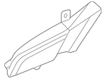 Genuine Porsche Side Marker Lamp 958-945-061. Fixed Price $42.46.
